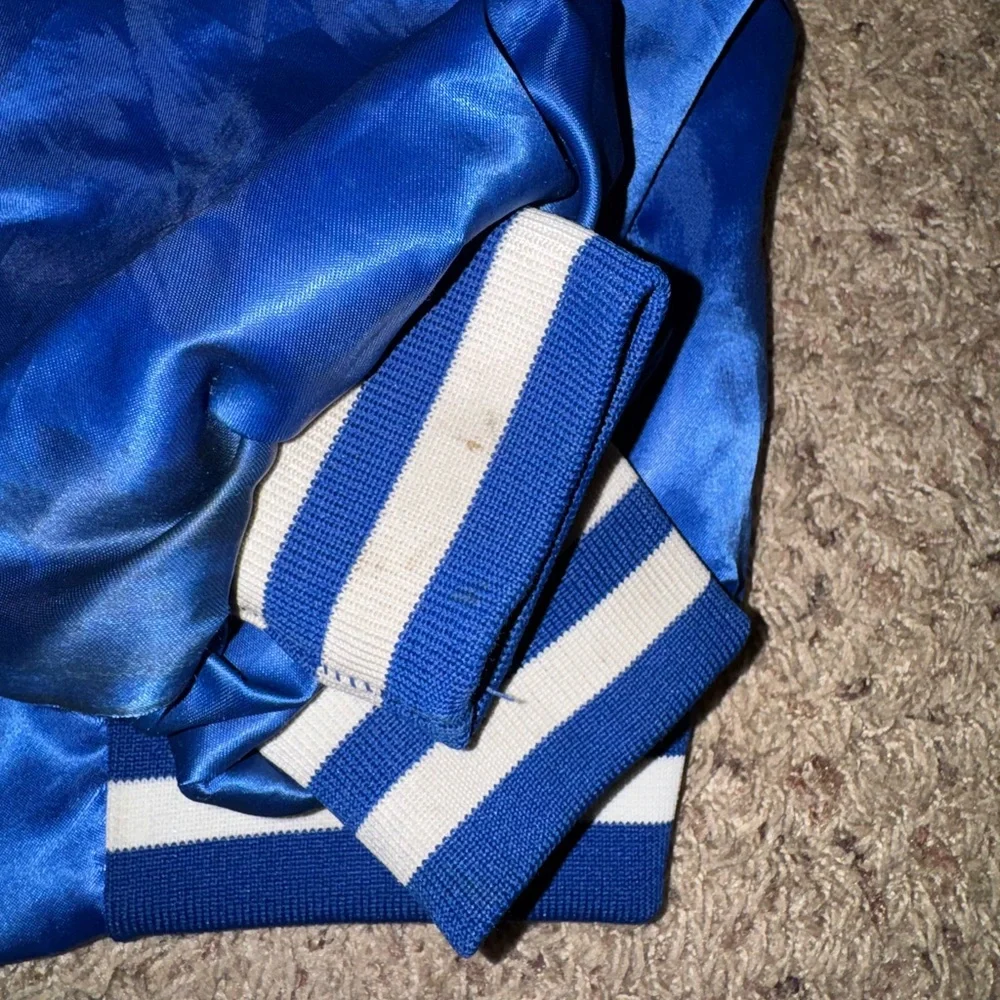 Vintage Swingster Beck Arnley World Parts Blue Bomber Jacket Men’s size Medium